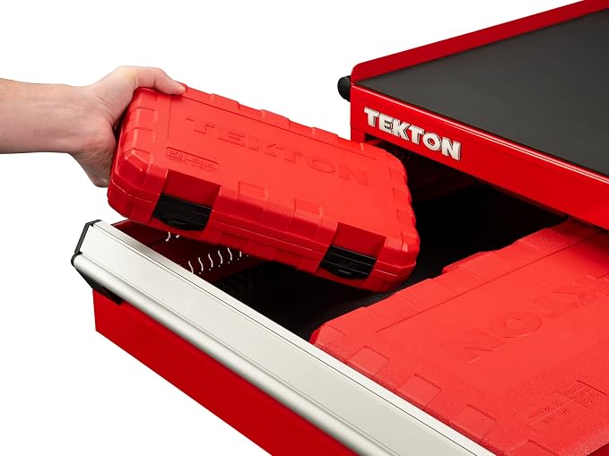 TEKTON 3/8 Inch Drive 6-Point Impact Socket Set, 37-Piece (1/4-1 in., 6-24 mm) | SID91402 | (1/4 - 1 in., 6 - 24 mm), Shallow, 6-Point, Case