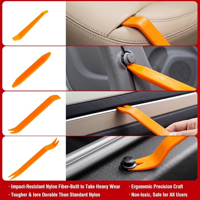 13-Piece Electrical Disconnect Pliers Kit for Cars