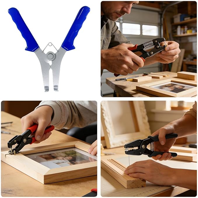 Multi-Purpose Framing Clip Spring Miter Clamps Spring Clamps for Stretching Art Canvas Carpentry Wooden Furniture Cabinet Making Carpentry