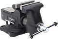 Yost HD650-C Heavy Duty 6-1/2 Inch Mechanics Work Bench Vise | Heavy Duty Woodworking & Metal Work Table with Secure Grip Swivel Base | 60,000 PSI Casting Iron Material with Extra-large Anvil Surface