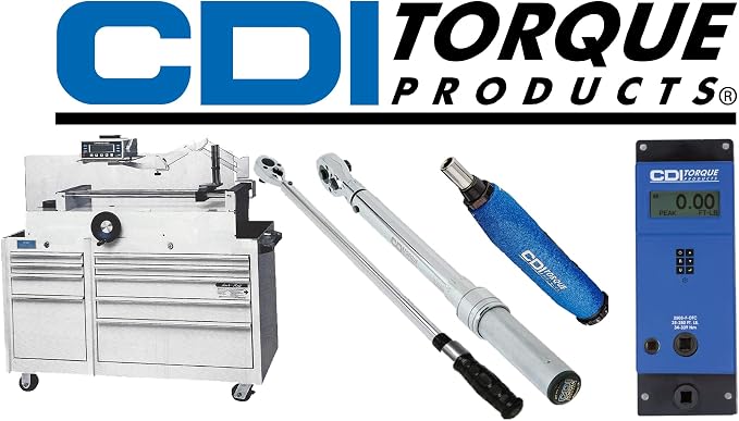 CDI 3/4 Inch Drive Adjustable Click Torque Wrench, Range 100-590 Ft Lbs / 169-779 Nm (6004MFRMH)