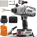 Sakerplus Portable Welding Machine, Handheld Welder Machine 110V, ARC Portable Welder with IGBT Inverter 5 Variable Current Adjustment, 30pcs 3/32" Wire Rods, Welding Helmet, Carring Case Included