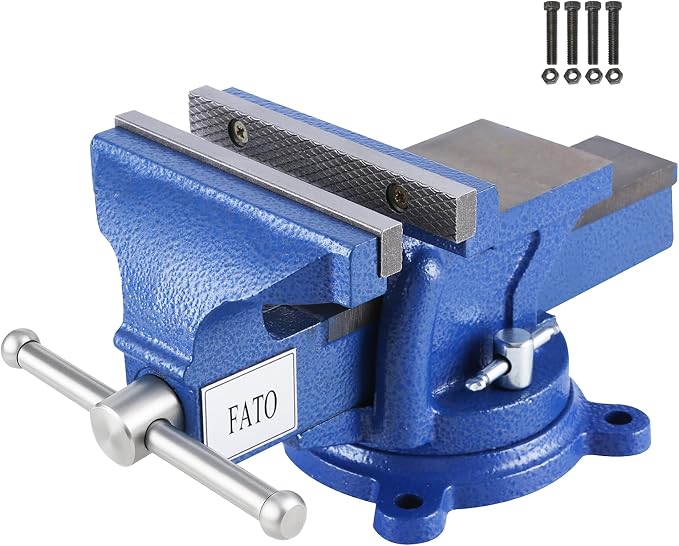 FATO 8” 360° Iron Heavy Duty Bench Vise, 4000LB