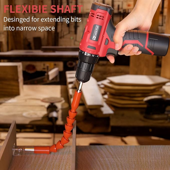Fadakwalt Cordless Drill Set, 20V Electric Power Drill with Battery And Charger