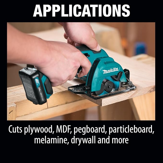 Makita SH02R1-R 12V MAX CXT Brushless Lithium-Ion 3-3/8 in. Cordless Circular Saw Kit (2 Ah) (Renewed)