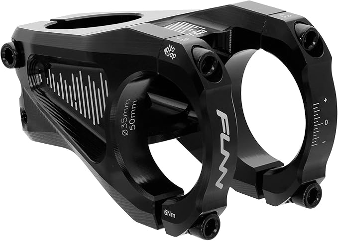 Funn Equalizer Stem, 10mm Drop or Rise, 35mm Clamp, 50mm Length (Black)