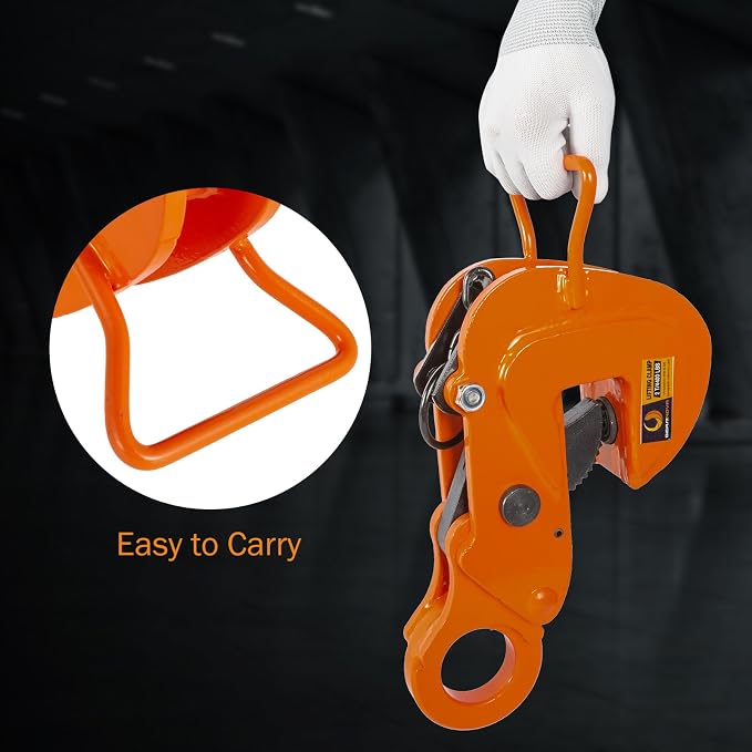BEAMNOVA 2 Tons Horizontal Plate Lifting Clamp, Flexible Ring