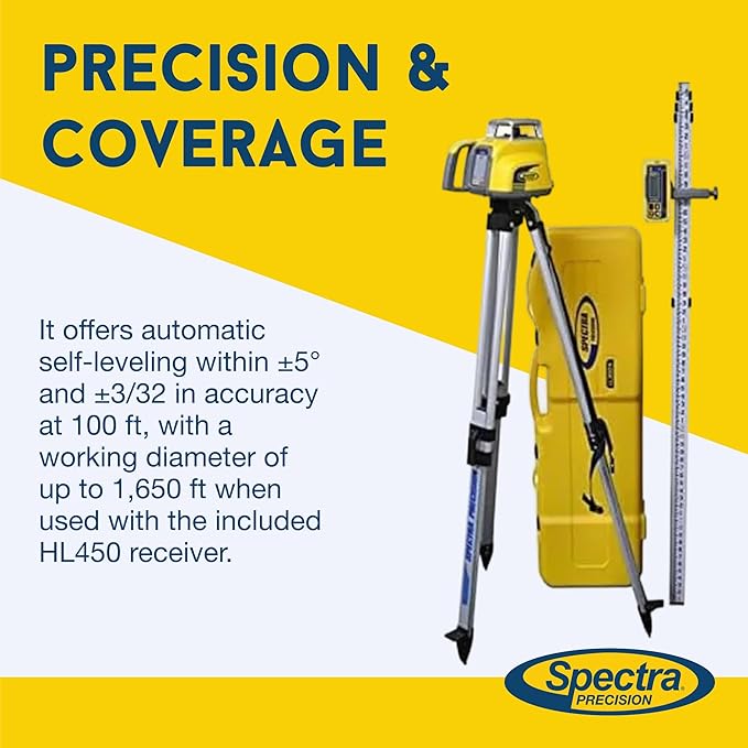Spectra Precision Laser Level, Self Leveling Kit