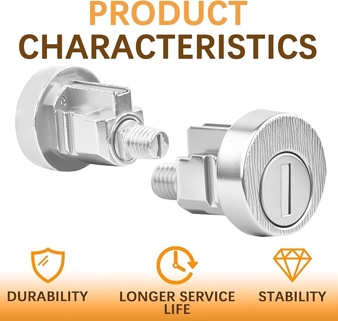 5 Pack L-1172C Mailbox Lock Replacement Includes 3 Keys Per Lock& 5 Locking Plates – C9100 National Standard Key Lock for Cluster Boxes,90° Clockwise Rotation