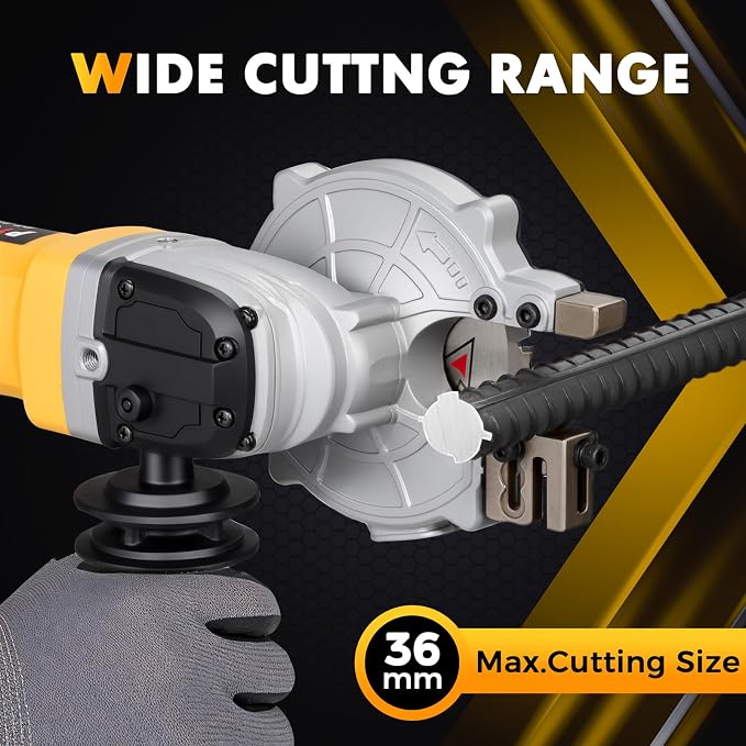 PT-101 Cutting Edge Saw, Hand Hold Electric Rebar Cutter, Cold Cut Blade, 1100W, 120V60Hz (Saw Kit)