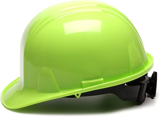 Pyramex Safety SL Series Full Brim Hard Hat 4-Point Ratchet Suspension