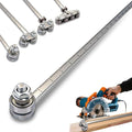 Positioning Calipers for Precise Measurements & Easy Wood Cutting,Adjustable Stainless Steel Circular Saw Guide Rail for Circular Saw Furniture Making (small size)