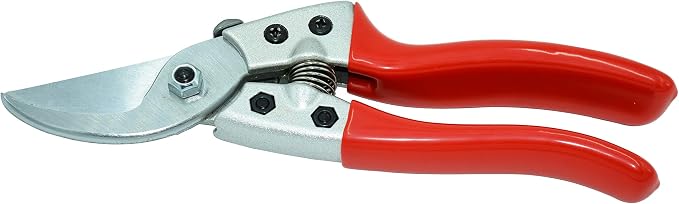 Zenport QV8 Q Series V8 Professional Chrome-plated Pruner, Black/Red