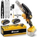 Mini Chainsaw 6 Inch,Mini Chainsaw Cordless,Handheld Electric Saw With 2 Pack 2000mAh Battery，Suitable For Tree Pruning And Wood Cutting，Gifts For Men, Fathers, And Garden Enthusiasts