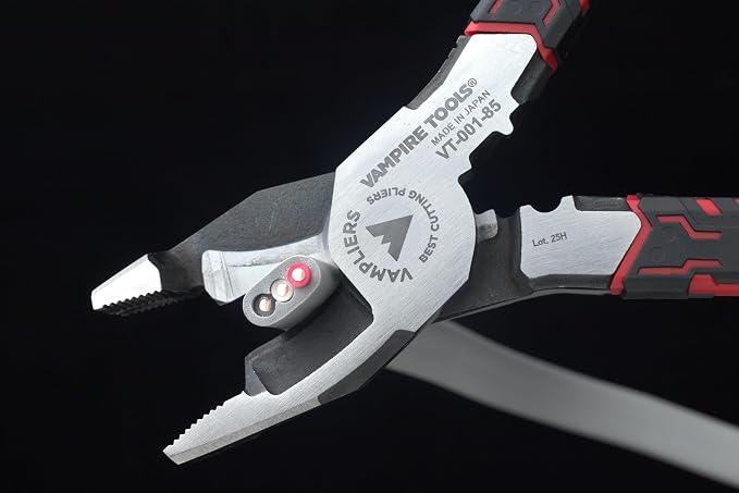 VAMPLIERS 8" Linemans Shearing Pliers Made in Japan Screw Extractor Jaws