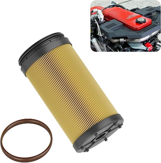 68677810AA Oil Filter, 2025-2026 6.7 Cummins Oil Filter | Fits for 2025-2026 Dodge Ram 2500 3500 4500 5500 6.7L Cummins Turbo Diesel Engines