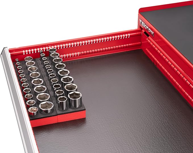 TEKTON 1/2 Inch Drive 6-Point Socket Set, 38-Piece | SHD92808 | Shallow and Deep, 3/8 - 1-1/2 in., Foam Organizers