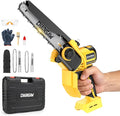 Electric Mini Chainsaw Compatible with DeWalt 20V Max, Tool only | 6" 8" Chain Saw for Branch Cutting, Tree Trimming, Shrub Trimming, Small Logs, Garden, Orchard, Yard Cleanup, Men Gifts