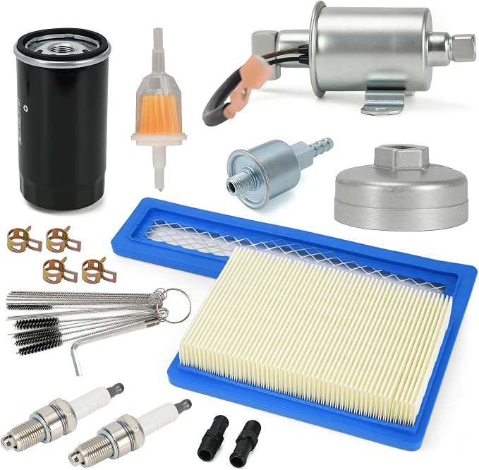 Tune Up Maintenance Kit Fit For Onan RV QG Generators 5500 7000, HGJAA HGJAB HGJAC,Includes 122-0836 Oil Filter & Wrench,140-3116 Air Filter,149-2341-01 Fuel Filter,167-1638 Spark Plug