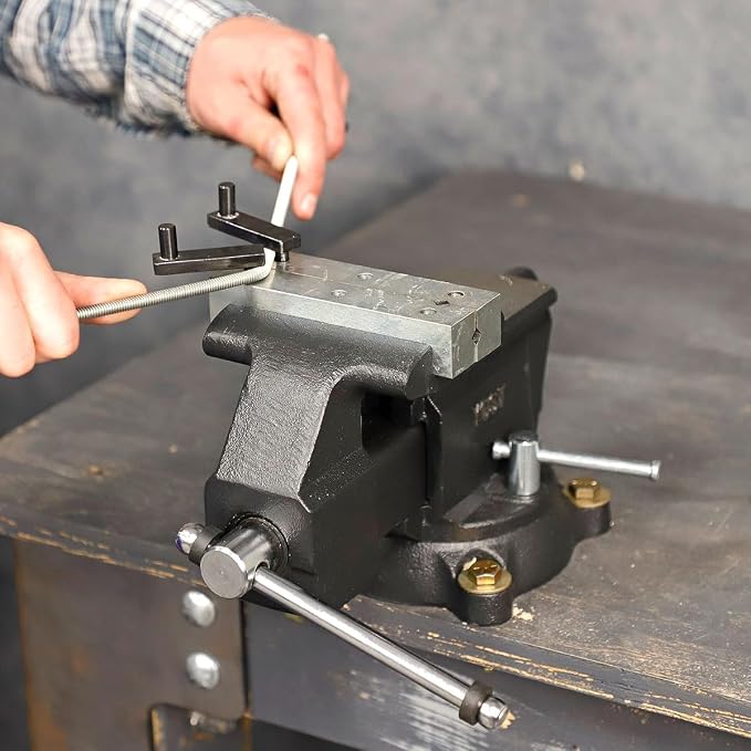 Yost Vises, 5in. Multi-Purpose Vise, Jaw Width 5 in, Jaw Capacity 2.9 in, Model# MV-5