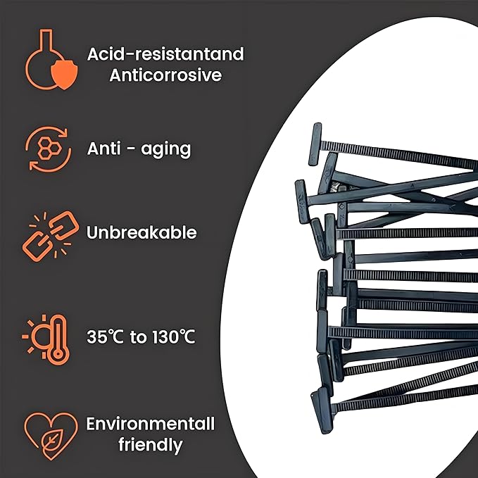 200 Pcs Nylon Universal Cable Tie Buckle with PP Storage Box - Fixion Tools Kit Includes Multifunctional Zip Ties, Pin & Button Fasteners, UV Resistant for Car Repair, Bumper & Fender Clips (200PCS)