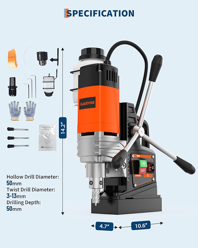 Garvee Magnetic Drill, 1650W