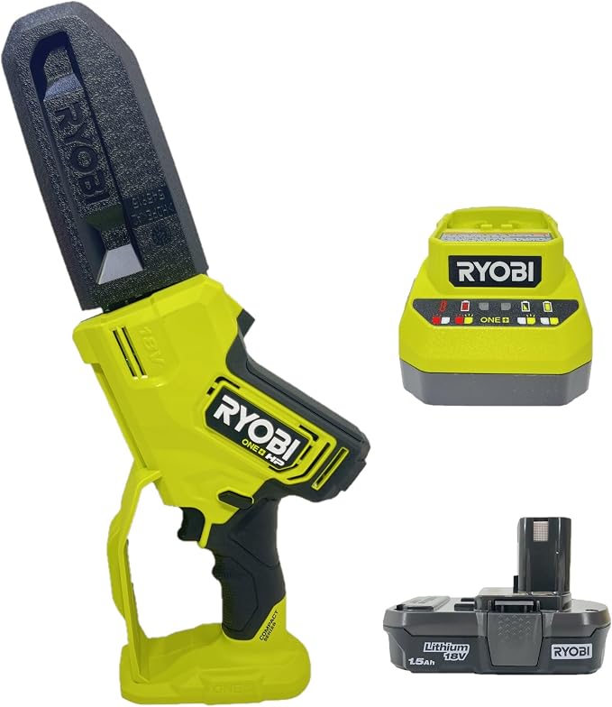 RYOBI HP 18V Brushless 6 in. Compact Pruning Mini Chainsaw Kit | Bulk Packaged - P25013KIT