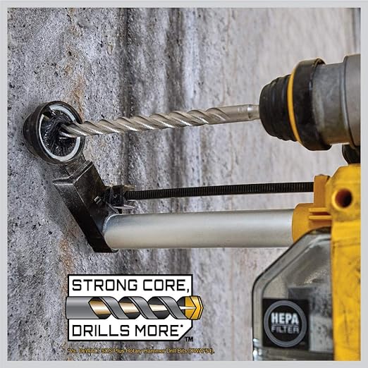 DeWalt DW5438 1/2" x 8" x 10" Rock Carbide SDS Plus Hammer Bit (Pack of 4)