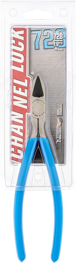 Channellock 728 7.5-Inch Diagonal Side Cutter Long Reach Plier
