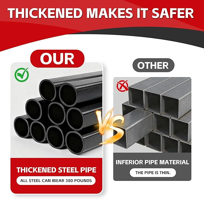 Scaffolding Platform 11.81"x59.05" Adjustable Work Platform Support 660 lbs Portable Scaffold 5 Gear Adjust Height 31 to 46 inches Folding Ladder Step Stool Non Slip (59.05"x11.81")