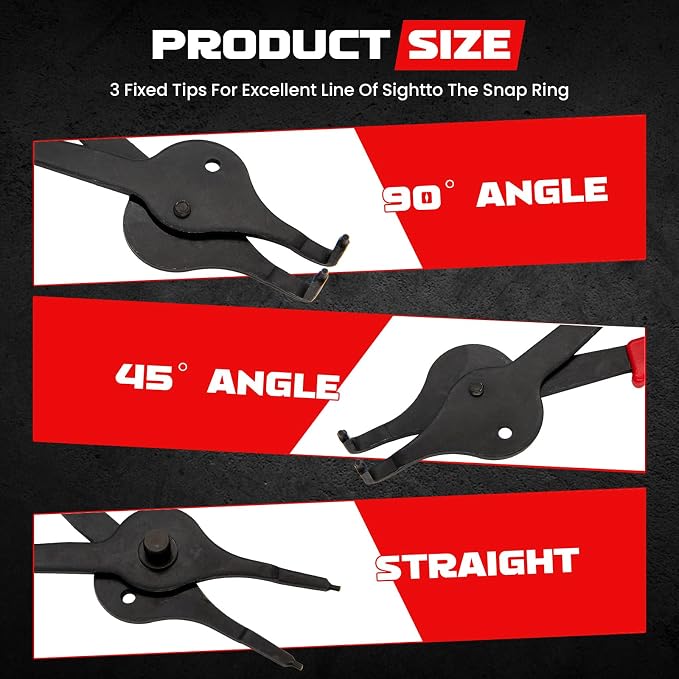 Snap Ring Pliers Set .038in - .09in