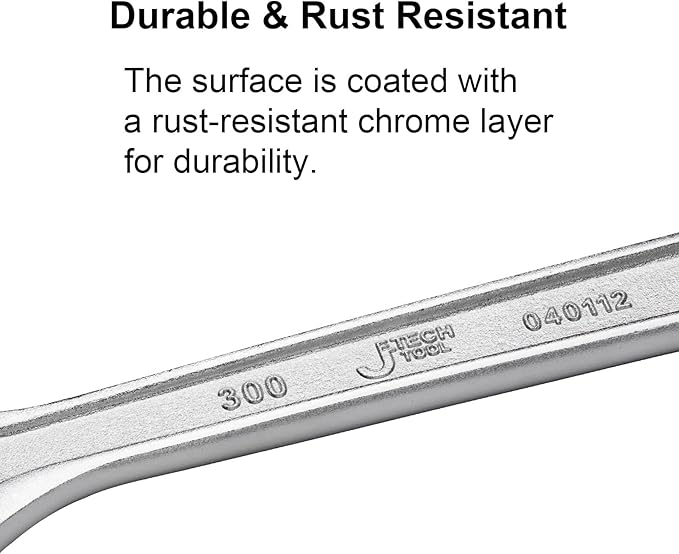 Jetech 24-Inch Adjustable Wrench, Professional Heavy Duty, Chrome Vanadium Steel, Shifter Spanner with Inch/Metric Scale, Wide Caliber Opening, Rust-Resistant Finish, Extra-Long Leverage