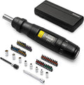 GROWNEER 1/4'' Drive Torque Wrench Screwdriver, 10-70 In-lb Inch Pound Torque Screwdriver Electrician Kit with Sockets & S2 Bits, 50 In 1 Set for Electronics Maintenance Bike Repair Mounting