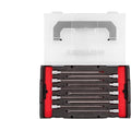 TEKTON Long Torx Bit Socket Set, 10-Piece | SHB91704 | 3/8 Inch Drive, (T10 - T50), Stacking Organizer, Custom Foam