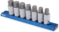 Titan 16131 7-Piece 1/2-Inch Drive Metric Hex Bit Socket Set
