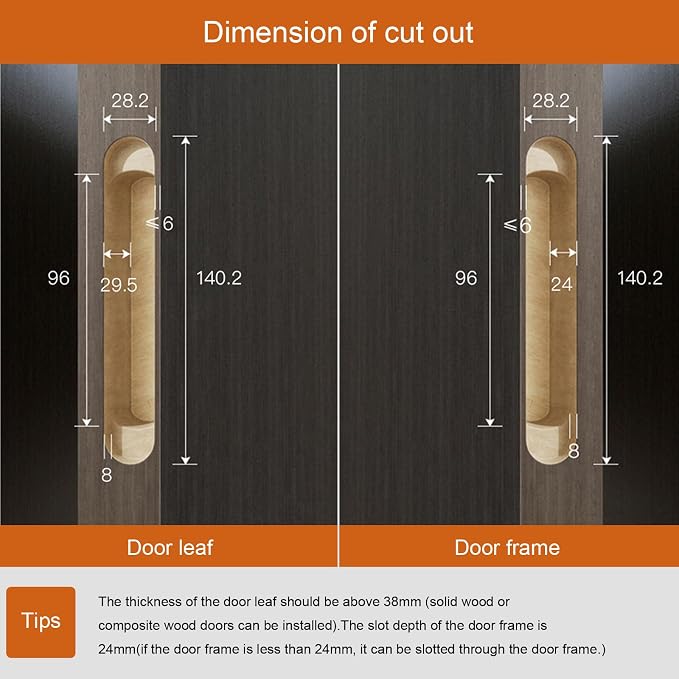 YAGU 5.5 inch 3 Way Adjustable Invisible Hinges Hidden Door Hinges Concealed Hinges Zinc Alloy 180 Degree Swing Hinge 5.5 x 3 x 1.1 inch Matte Silver (1 Piece)