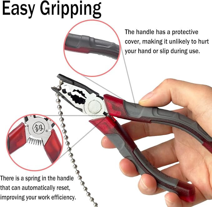 Chain Joining Tool Pliers for Metal Ball Chains, Manual Cutting Joining Plier, Ball Metal Connector Tool Splicing Combination Pliers For Curtain Roller Blind Accessories Connector