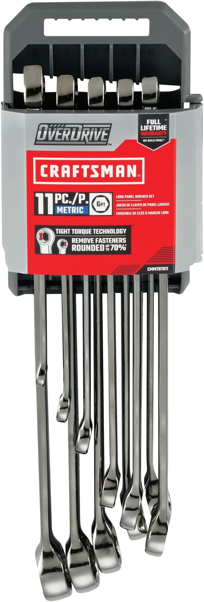 CRAFTSMAN OVERDRIVE 11-Piece Metric Wrench Set (CMMT87811)