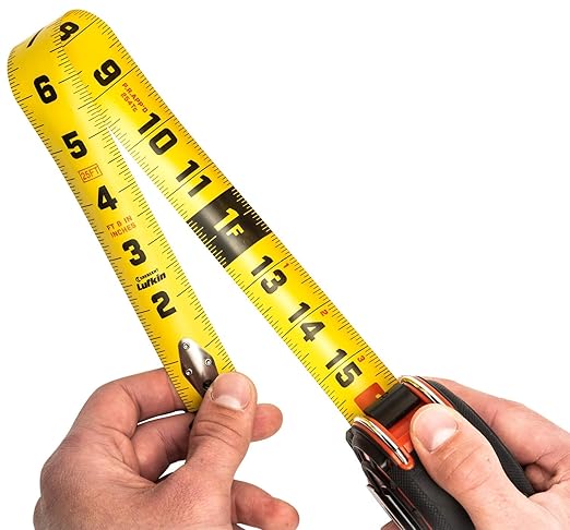 Crescent Lufkin 1-3/16" x 25' Shockforce G1 Dual Sided Tape Measure - L1125