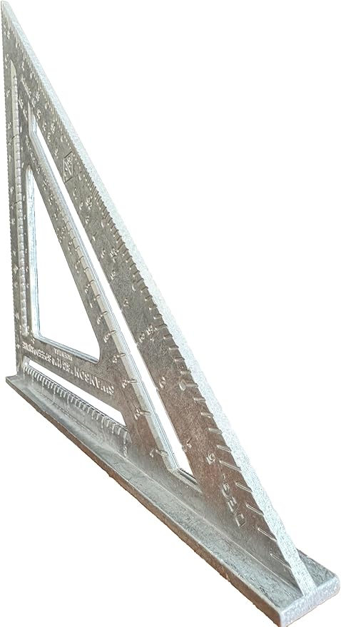 Swanson Tool Co., Inc Swanson T0108 Big 12 Speed Square Layout Tool with Blue Book, Plain gradations, 12-Inch