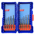 HighFire 10-Piece Hex Shank Drill and Tap Set for Metal, Impact Drill Bit Set, Upgrade Combination of Drill and Tap Set 6-32 UNC to 1/4-20 UNC, MRO & Industrial Grade, DIY Hex Screwdriver
