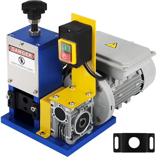 Vevor Automatic Electric Wire Stripping Machine 0.05"-0.98",Portable Dark Blue Wire Stripper, Wire Stripping Machine Tool for Scrap Copper Recycling (Dark Blue): Tools & Home Improvement