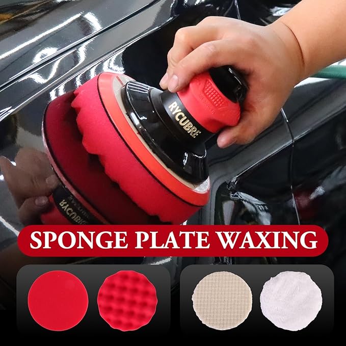 Air Sander with Vacuum 5 Inch da Palm Sander for auto body, High-Speed Random Orbital Pneumatic Sander for Woodworking & Auto Polishing (including 12 sandpaper + accessories)