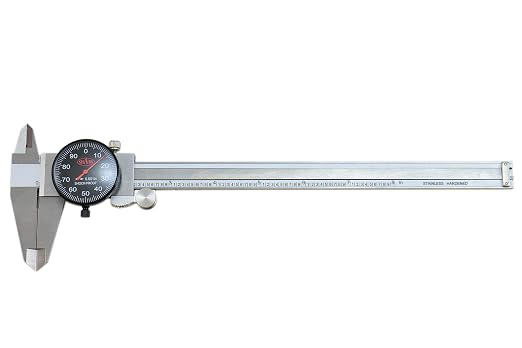 Shars 0-8" Precision Stainless Steel Shock Proof Dial Caliper .001" Graduation Black Face 303-1307B P