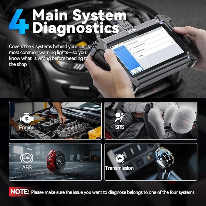 XTOOL D5S OBD2 Scanner with Touchscreen, Code Reader for Cars & Trucks with 16 Resets, Crank Sensor Relearn, Throttle Relearn, EPB, FCA, CAN FD for GM, Engine ABS SRS Transmission Car Diagnostic Tool
