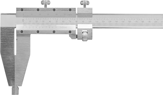 CME Heavy-Duty Vernier Calipers, Stainless Steel, 0 to 24" and 0 to 600mm Measurement Range, Convenient Dimensional Measurement for Engineers, Machinists, and Woodworkers