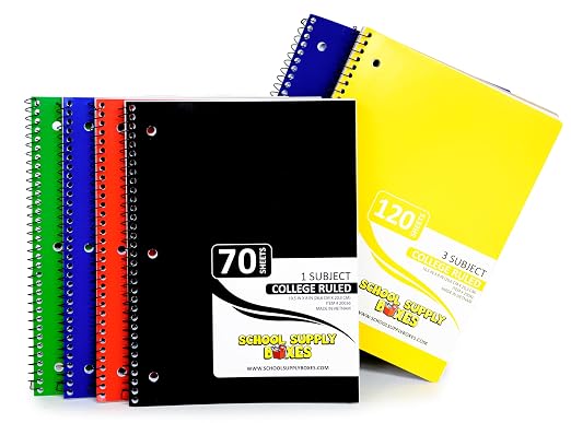 School Supply Boxes | Ultimate High School & College Bundle (1 Box) | Back to School Essentials Kit for Students & Teachers | Includes 1" Binders, College-Ruled Notebooks, Mechanical Pencils, & More