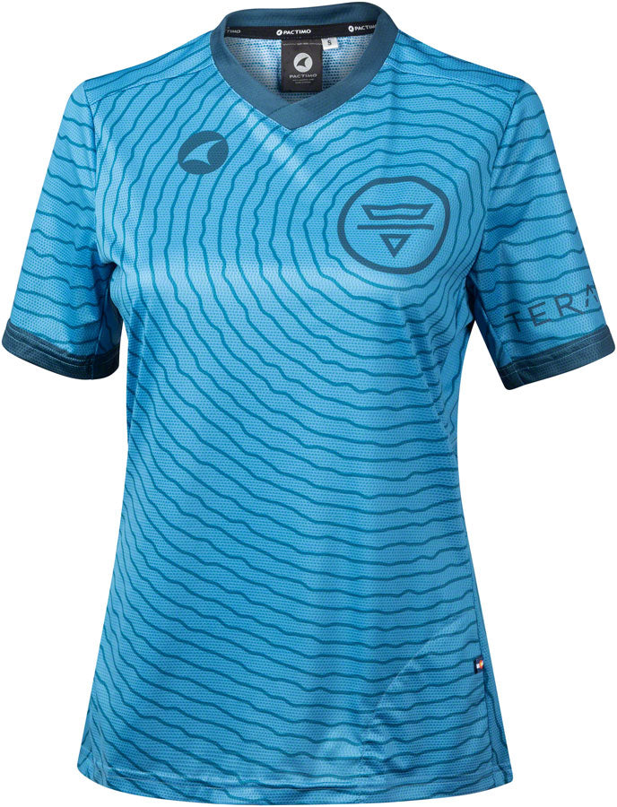 Teravail Monitor Jersey - Lake Blue/Steel Blue/Prussian Blue Women's X-Large