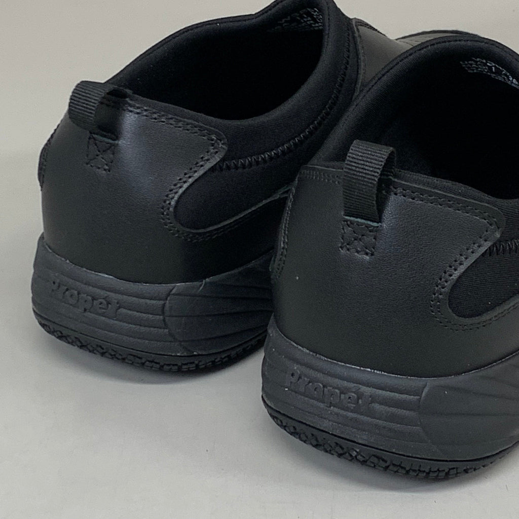PROPET Wash & Wear Slip-On II Shoes X(2E) Women's SZ 11 SR Black W3851SBLX-11
