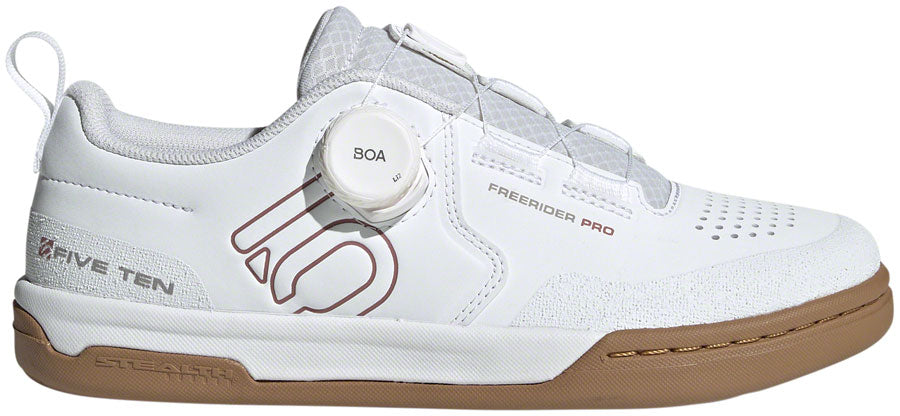 Five Ten Freerider Pro BOA Flat Shoes - Women's  FTWR White/Warm Clay/Gray Three 7.5